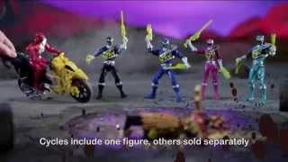 Power Rangers Dino Charge Deluxe Morpher and Dino Cycles [upl. by Gorey]