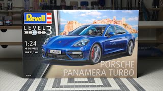 📦KIT REVIEW  PORSCHE PANAMERA TURBO REVELL 124📦 [upl. by Abba]