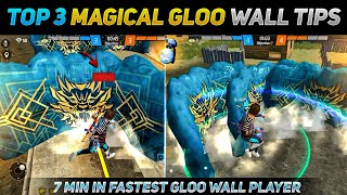 Top 3 Most Used Gloo Wall Tricks To God Level Gameplay  Fastest Gloo Wall Trick 😯 No Talks About [upl. by Enirehtac839]