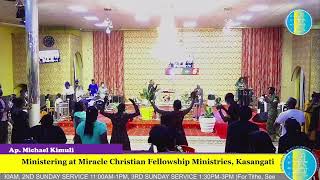 Ministering at Miracle Christian Fellowship Kasangati [upl. by Htial]