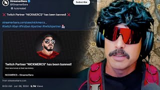 Nickmercs Banned Response  DrDisRespect Demonetised [upl. by Oilicec]