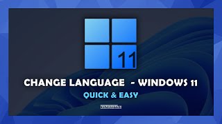 Windows 11  How To Change System Language  Quick amp Easy [upl. by Alejoa807]