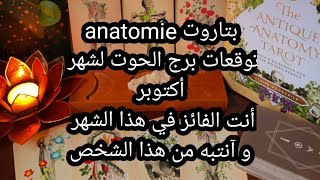 بتاروت💀 anatomie💀توقعات برج الحوت لشهر أكتوبر ستفوز في هذا الشهر،و آنتبه من هذا الشخص [upl. by Hoashis]