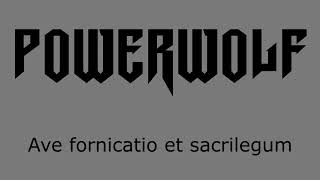 Powerwolf  Stossgebet Lyrics [upl. by Airamzul]