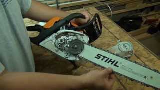 STIHL MS 211C Chainsaw Brief Overview and Start Up [upl. by Andrel39]