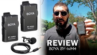 BOYA BYWM4  Review  Mic Lapela sem fio ResterTECH [upl. by Quickman]