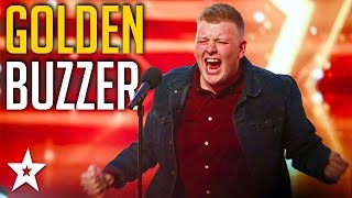 Nervous Welsh Opera Singer Gets GOLDEN BUZZER  Britains Got Talent  Got Talent Global [upl. by Reinal]