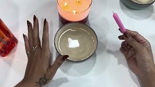 candle wax reading  messages for your love life awareness and clarity from the universe [upl. by Delphina]