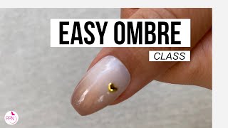 Howto Easy Ombre Gel Nails NO SPONGE [upl. by Herodias]