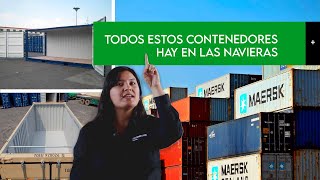 Estos son TODOS LOS TIPOS DE CONTENEDORES EN LAS NAVIERAS🚛🚢  CONTENEDORES MAS [upl. by Gabriello]