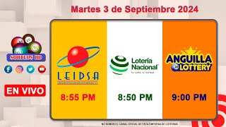 Lotería Nacional LEIDSA y Anguilla Lottery en Vivo 📺│Martes 3 de Septiembre 2024  855 PM [upl. by Rimas785]