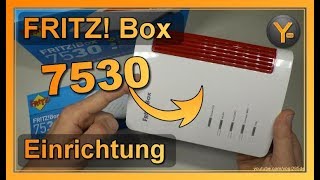 AVM FRITZ Box 7530 DSLZugang verkabeln amp einrichten [upl. by Nomed]