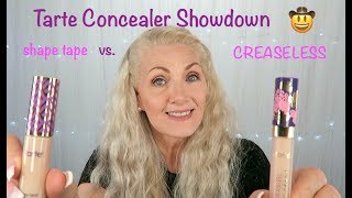 Tarte Concealer Showdown 2  Shape tape vs Creaseless  BentlyK [upl. by Ronalda]