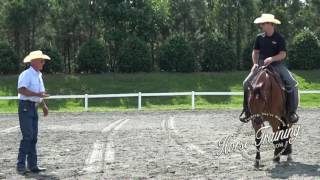 Why does a horse bob his head at the lope A Tip with Champion Trainer Cody Parrish [upl. by Luana]