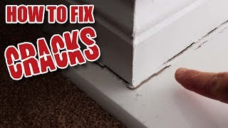 How to properly FILL CRACKS around Window Sills [upl. by Alroy]