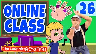 Online Class for Kids 26 ♫ Swimming Song ♫ by The Learning Station [upl. by Elockcin837]