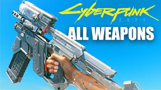 Cyberpunk 2077 2024  All Weapons Showcase  Not Iconic  4K [upl. by Akciret662]