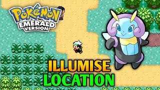 How To Catch Illumise In Pokemon Emerald  Illumise Location [upl. by Ellatsyrc]