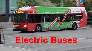 OC Transpo Electric Bus Compilation [upl. by Yerroc]