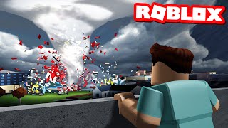 I tried to survive TORNADO ALLEY in Roblox [upl. by Heimer762]