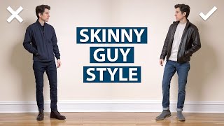 9 Style Tips for Skinny Guys How to Look More Muscular [upl. by Judah]