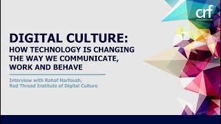 How is Technology Changing the Way we Communicate Work and Behave  Interview with Rahaf Harfoush [upl. by Eniortna]