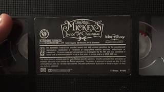 Opening To Walt Disneys Mickeys Twice Upon a Christmas 2004 VHS [upl. by Anilram]