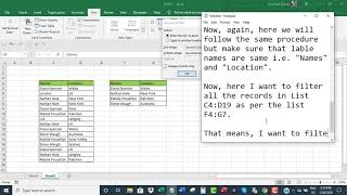 Filter multiple values in Excel using Advanced Filter [upl. by Audras]