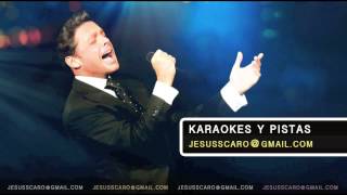 KARAOKE Luis Miguel  Nosotros PISTA ORIGINAL [upl. by Ardnu]