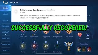 How to RecoverRetrieve ML Account  Emailing Moonton Step by Step Procedure  Solution Made Easy [upl. by Anihsak656]