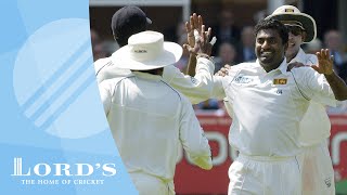 Muralitharan Test wickets at Lords  England vs Sri Lanka [upl. by Barimah]