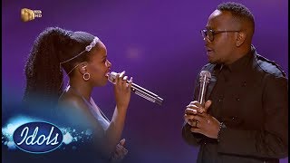 Top 3 Reveal Duets Yanga amp Khaya – Idols SA [upl. by Anirrak517]