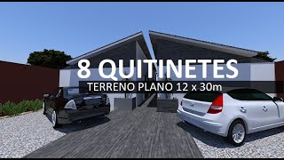 CONJUNTO DE 8 QUITINETES TÉRREAS [upl. by Ahsats]