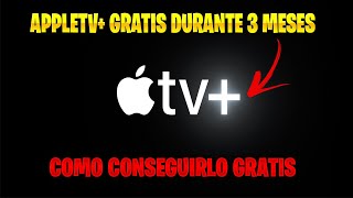 COMO CONSEGUIR 3 MESES GRATIS DE APPLETV EN 2024 [upl. by Sedgewinn856]