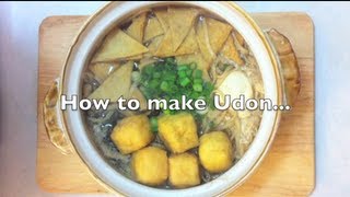 How to make Udon [upl. by Natehc]