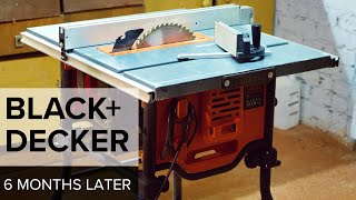 📌 Review table saw BLACKDECKER BES720 six months later [upl. by Holman614]