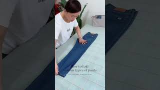 The Ultimate Pants Folding Hack You Didnt Know You Needed [upl. by Killen]