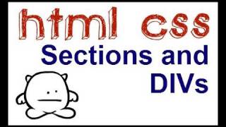 HTML5 Structure  Sections and DIVS [upl. by Simons]