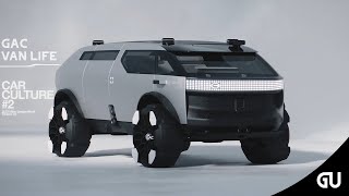 GAC Design Unveils Van Life  A Compact Car Concept For Long Distance Travels [upl. by Adnamaa868]