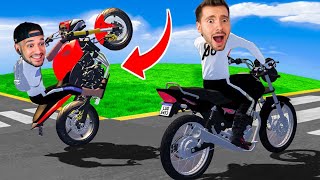 Aprendi a dar GRAU DE MOTO com o GQ Games MX BIKES [upl. by Alimak161]