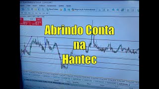 ABRINDO CONTA DEMO NA HANTEC MARKETS [upl. by Nakhsa]