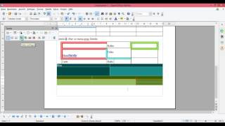 OpenOffice Tabelle erstellen einfügen bearbeiten zentrieren Openoffice Tabelle Querformat [upl. by Toshiko736]