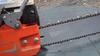 Husqvarna 61 Chainsaw Test Run [upl. by Cirded382]