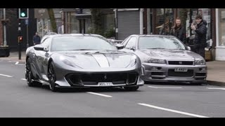 supercar spotting in Alderley edge [upl. by Ecienahs]