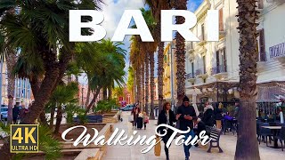 Bari ITALY  4K Ultra HD Walking Tour [upl. by Siger]