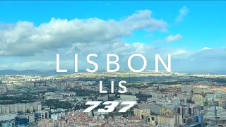 LISBON  BOEING 737 LANDING 4K [upl. by Bigod]