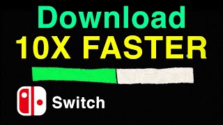 NINTENDO SWITCH HOW TO GET FASTER DOWNLOAD SPEED IN 2021 [upl. by Monti]