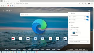 How to Change Layout on Microsoft Edge [upl. by Rekrap]