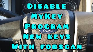 Ford MyKey and Key programming using forscan [upl. by Maurita843]