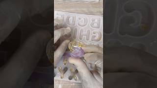 Resin letter demolding resin asmr shorts [upl. by Nashner]